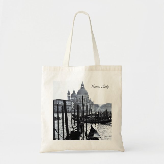 Venedig, Arkitektur, Gondolas No.2 (Tote Bag) Tygkasse (Framsidan)