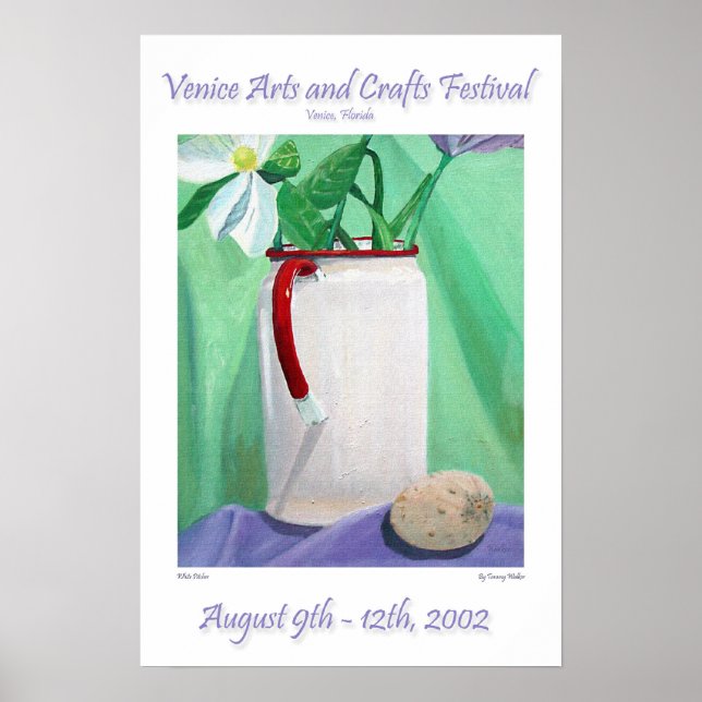 Venedig Arts och Crafts Poster (Framsidan)