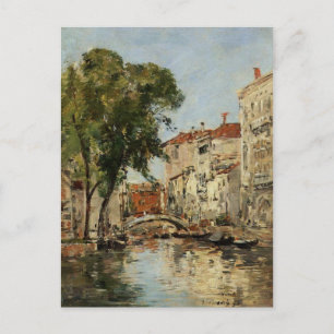 Venedig av Eugene Boudin Vykort
