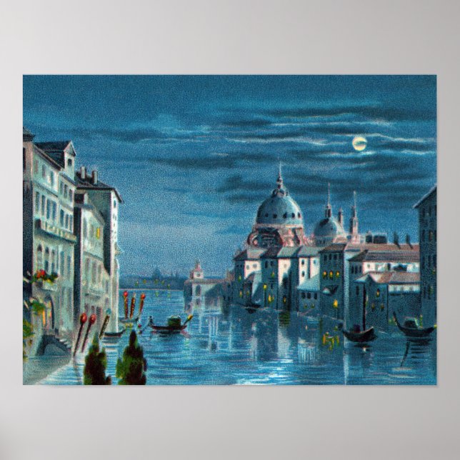 Venedig av Moonlight Poster (Framsidan)
