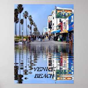 Venedig Beach Kalifornien Poster