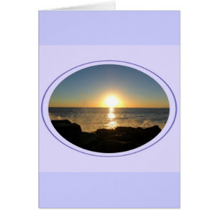 Venedig Beach Sunset 2 Hälsningskort