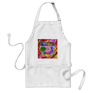 Venedig Beach Tropical Friends Apron Förkläde