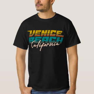 Venedig Beach vintage sol sunset retro 80-talet T Shirt