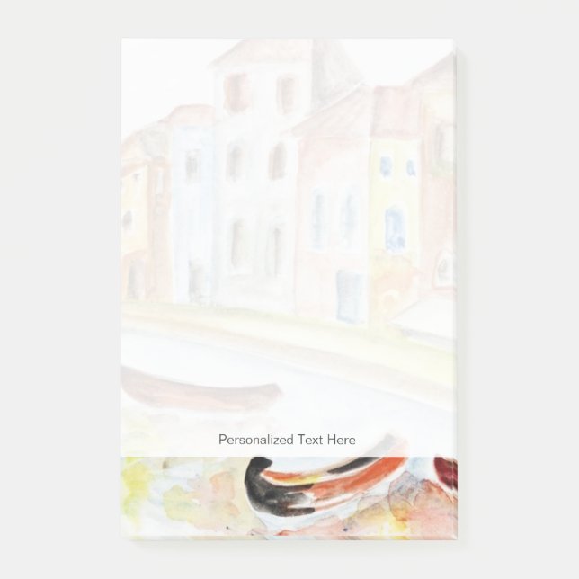 Venedig begrepp post-it block (Framsida)