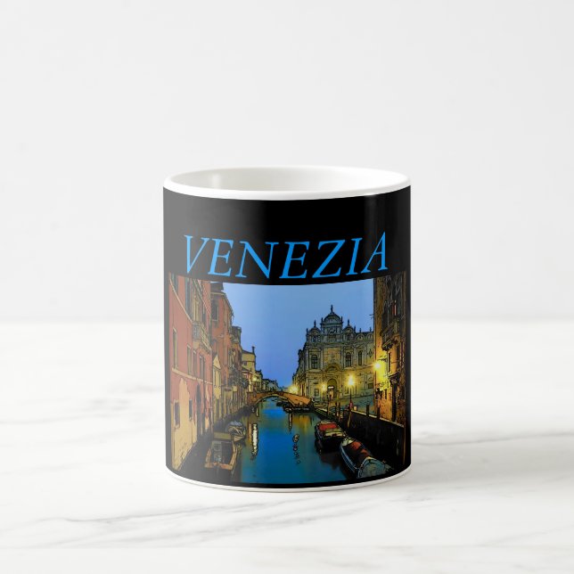 Venedig blåttmugg kaffemugg (Center)