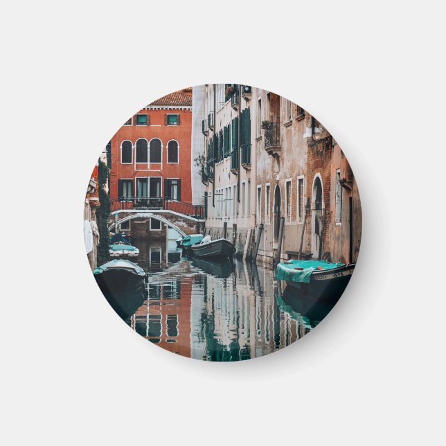 Venedig Boats Magnet (Framsidan)