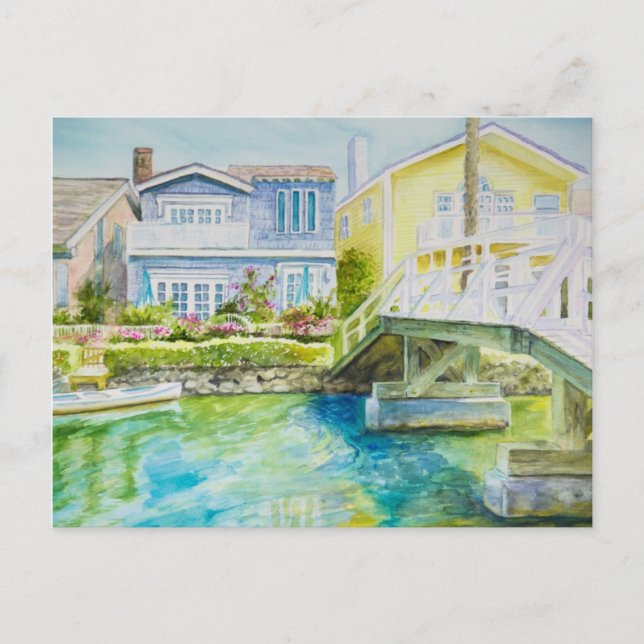 Venedig Bridge Vykort (Framsida)