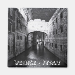 Venedig Bridges på natten (Fridge Magnet) Magnet