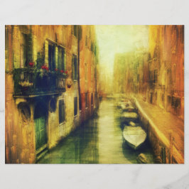 Venedig Canal Balcony Painting