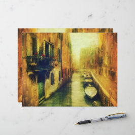 Venedig Canal Balcony Painting