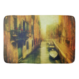 Venedig Canal Balcony Painting Badrumsmatta