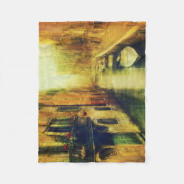 Venedig Canal Balcony Painting Fleecefilt