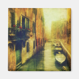 Venedig Canal Balcony Painting Magnet