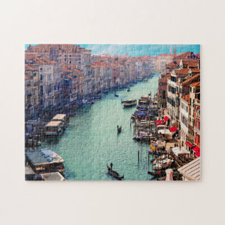 Venedig Canal Italien Jigszle Puzzle Pussel
