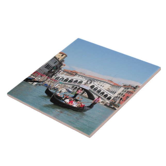 Venedig Canal Tile Kakelplatta (Sidan)