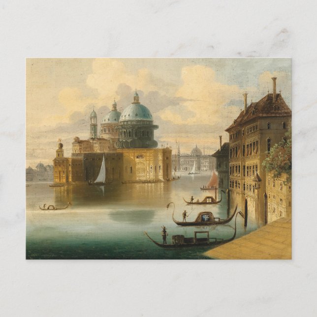Venedig, Capriccio | Johann Wilhelm Jankowsky Vykort (Framsida)