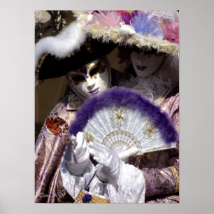 Venedig carnival - Kärlek Poster