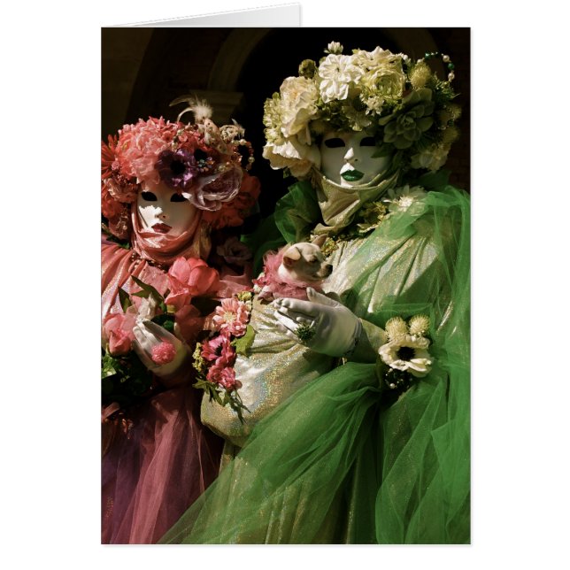 Venedig Carnival VII Hälsningskort (Framsidan)