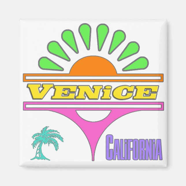 "Venedig Colorful 1" Magnet (Framsidan)
