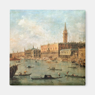 Venedig: Doge'sens slott och Molo från baen Magnet