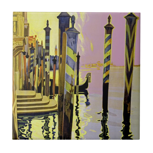 Venedig et le Lido Kakelplatta (Framsidan)