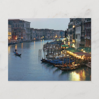 Venedig Evening - Grand Canal Vykort