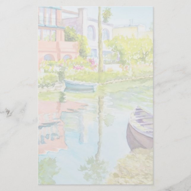 Venedig Färg Brevpapper (Framsida)