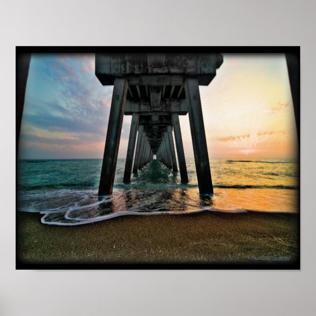 Venedig Fishing Pier Poster (Framsidan)