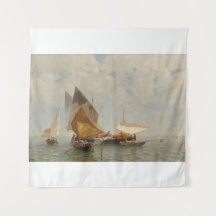 Venedig, fiskefartyg i lagunen (1889)