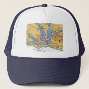 Venedig Florida den nautiska hamnen kartlägger Truckerkeps