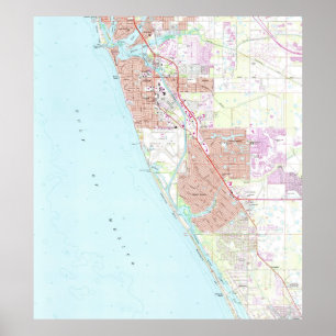 Venedig Florida Karta (1973) Poster