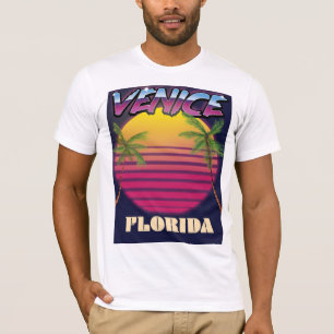 Venedig Florida retro semesteraffisch Tee Shirt