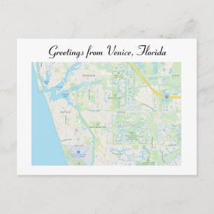 Venedig, Florida-vykort Vykort