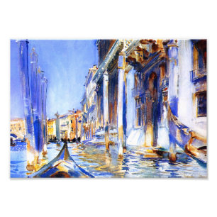 Venedig för John sångareSargent Rio dell'Angelo Fototryck