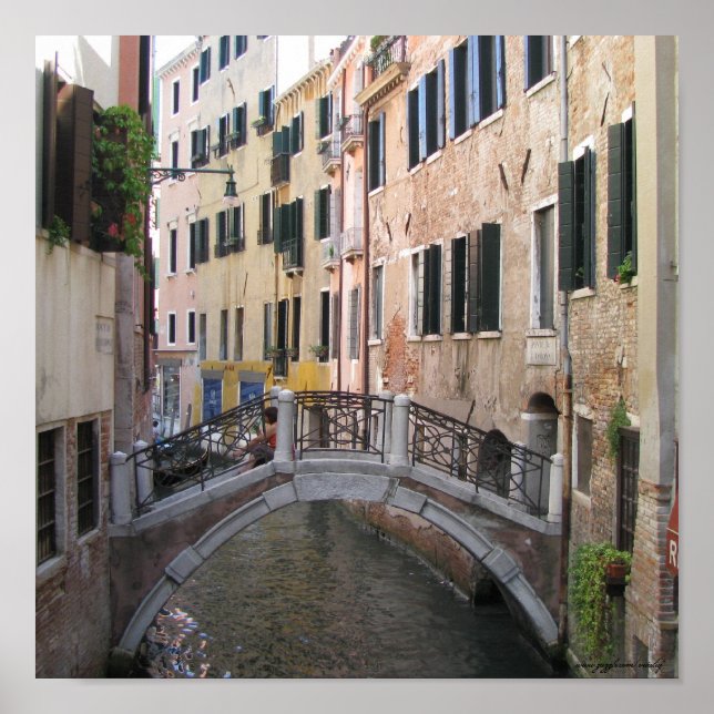 Venedig, fotografi av Italien poster (Framsidan)