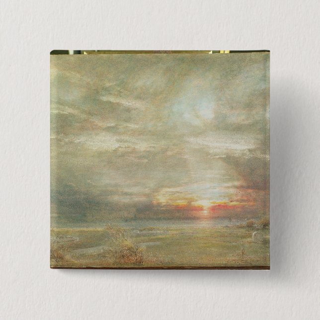 Venedig från den hebréiska kyrkogården knapp (Framsida)