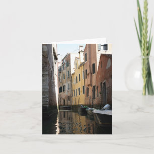 Venedig från gondolen kort