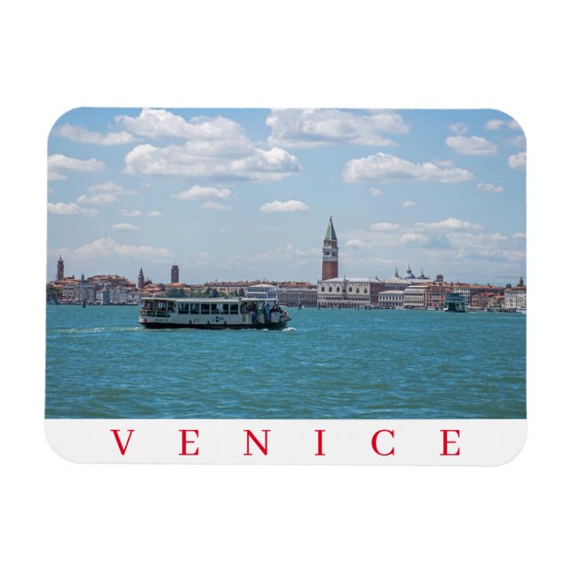 Venedig från kylmagnet i vatten magnet (Horisontell)