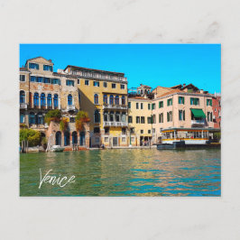 Venedig Grand Canal Venetian Stil Houses Vykort