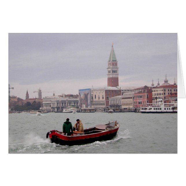 Venedig Hälsningskort (Framsidan Horizontal)