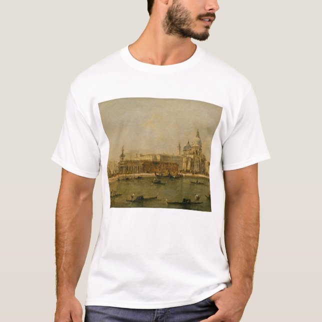 Venedig honnör för den Dogana och Santa Maria Tee (Framsida)
