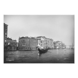 Venedig i Black & White Fototryck