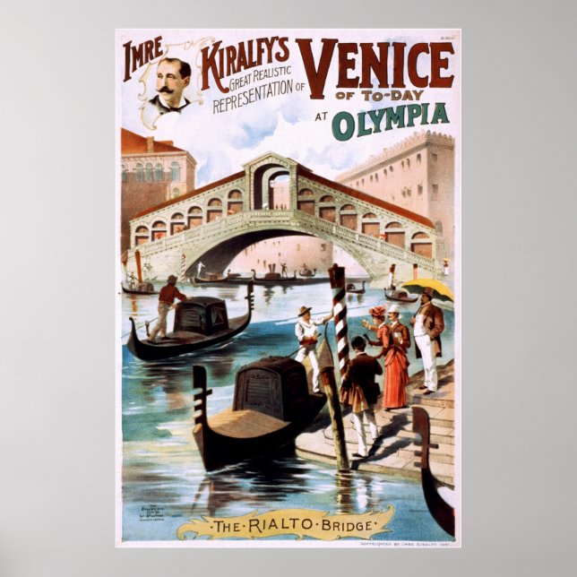 Venedig i Olympia Poster (Framsidan)