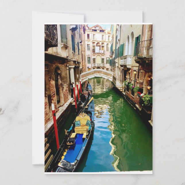 Venedig Inbjudningar (Framsida)