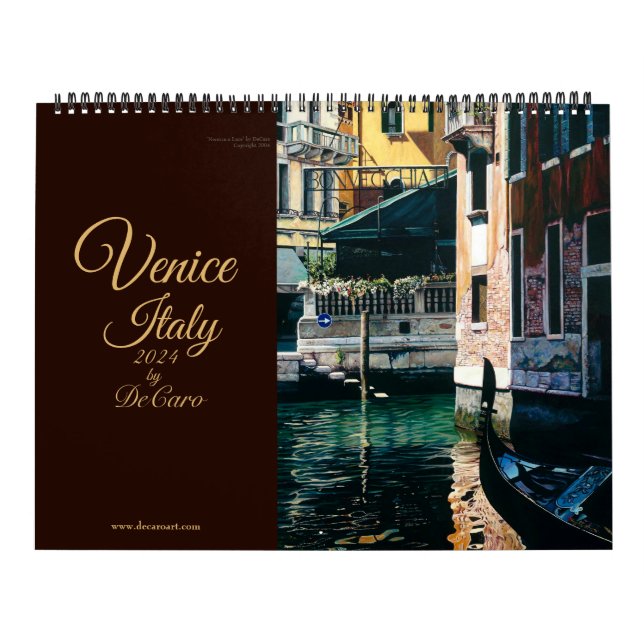 Venedig Italien 2024 Kalender från DeCaro (Omslag)