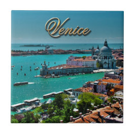 Venedig italien - antennen beskådar kakelplatta