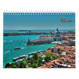 Venedig italien - antennen beskådar kalender