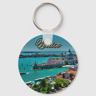 Venedig italien - antennen beskådar nyckelring