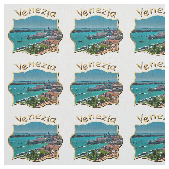 Venedig italien - antennen beskådar tyg (Provkarta)